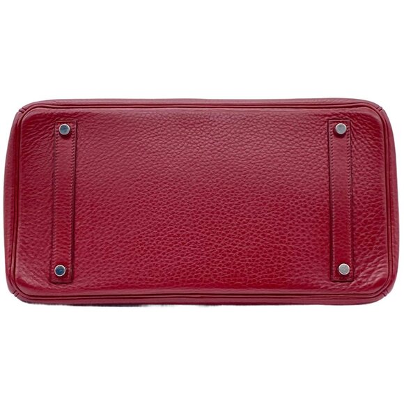 Hermes Birkin Togo 35 Red/Silver - Picture 5 of 10